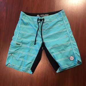 Reef board shorts - Teal Blue